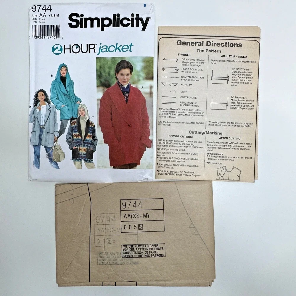 Simplicity mccall sewing